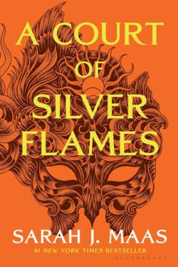 Orange cover with a mask