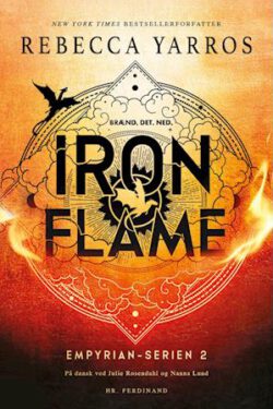 Orange cover with flames, a black and a golden dragon